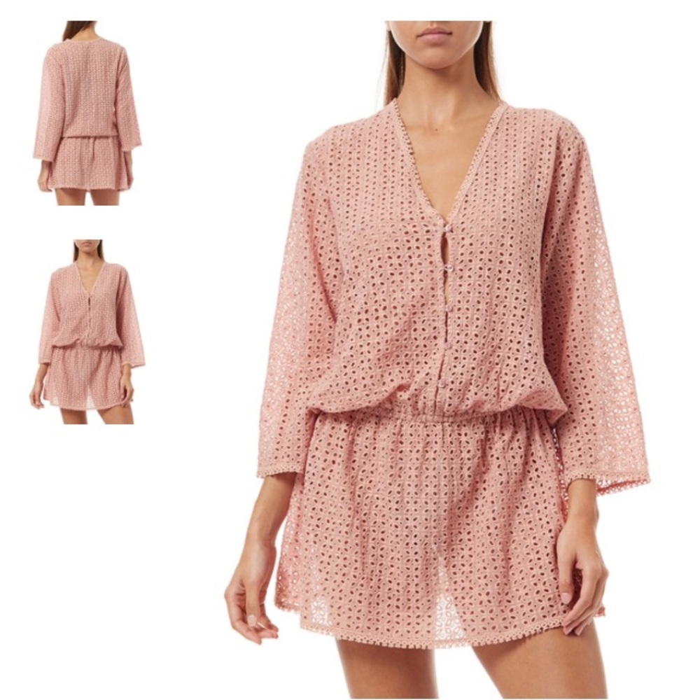 Kylie beach dress by Melissa Odabash Swim Eyelet Swim Cover Up